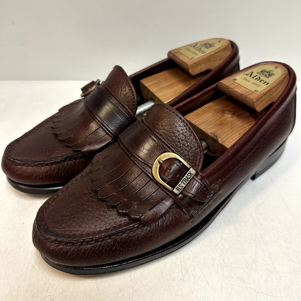 VGUC Rancourt & Co. x H.S. Trask Buckle Loafer Kiltie Made in Maine USA 9.5 D